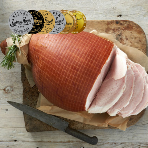 CHRISTMAS PICKUP Free Range Double Smoked Bone-In Ham